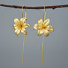 Flower Earring With 18K Gold Plated 