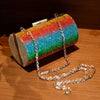 Load image into Gallery viewer, rainbow rhinestone handbag
